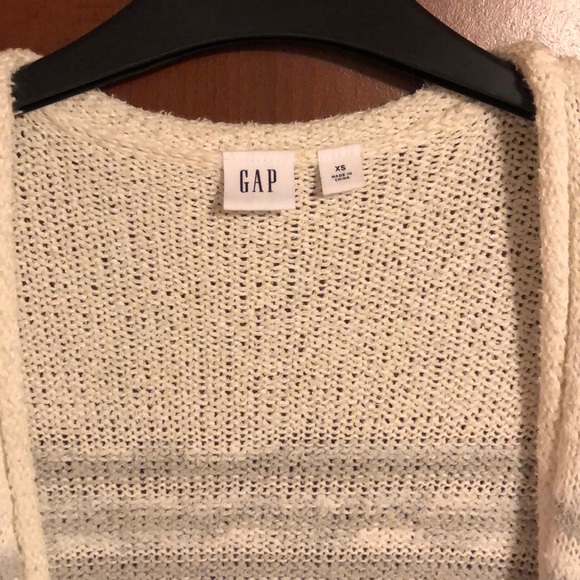 GAP Stripe Open-front Cardigan Sweater - Picture 5 of 6